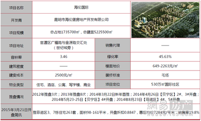至祥开盘报告:海伦国际 综合大盘产品丰富_网易房产云南站
